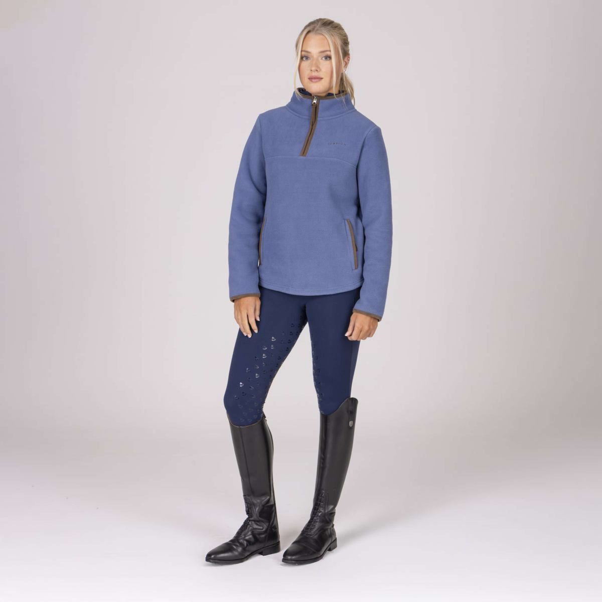 Aubrion by Shires Trui Original Fleece Blauw