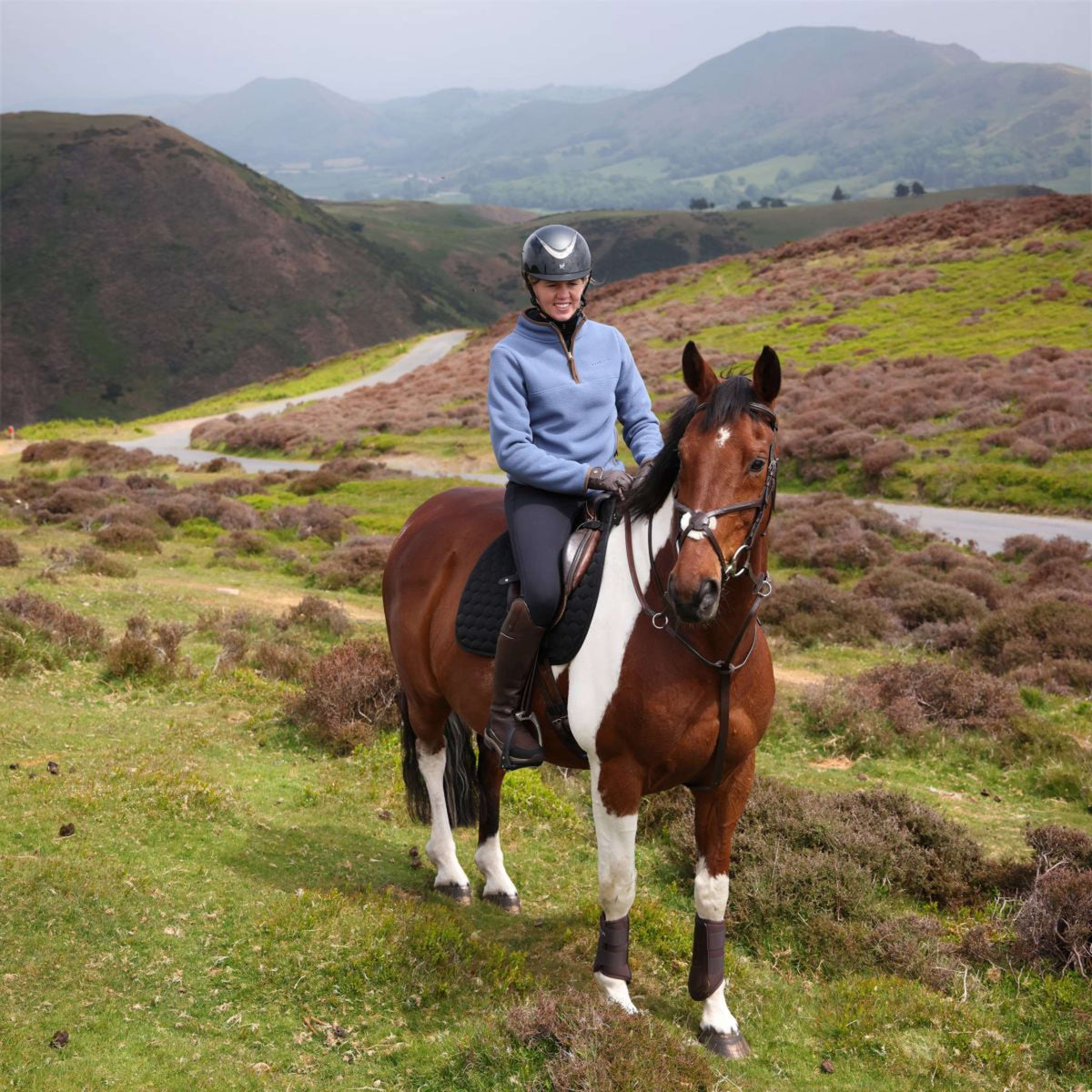 Aubrion by Shires Trui Original Fleece Blauw