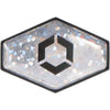 Flex-On Sticker Armet Zilver Glitter
