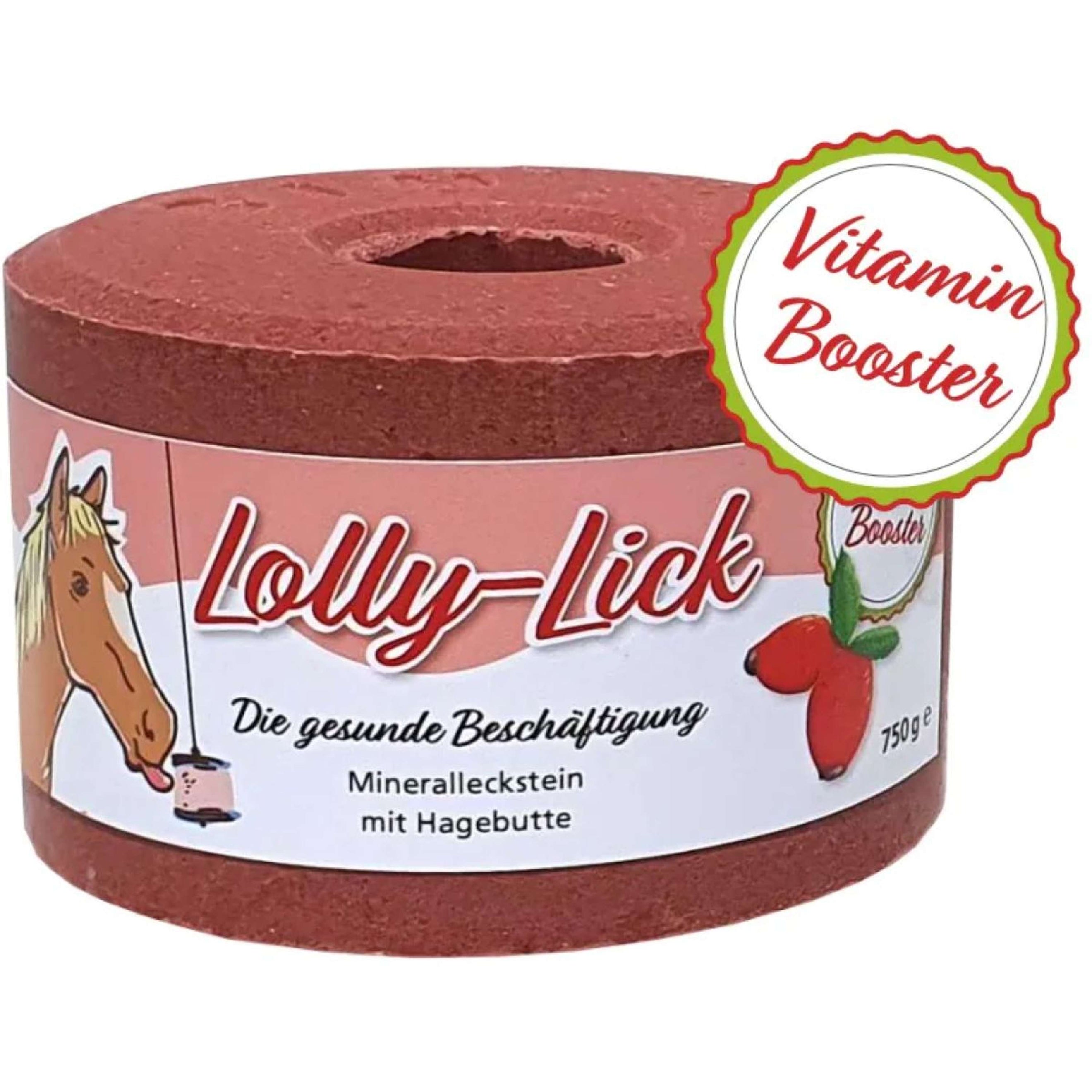Animalixs Liksteen LollyLick Vitamin Booster Rozenbottel
