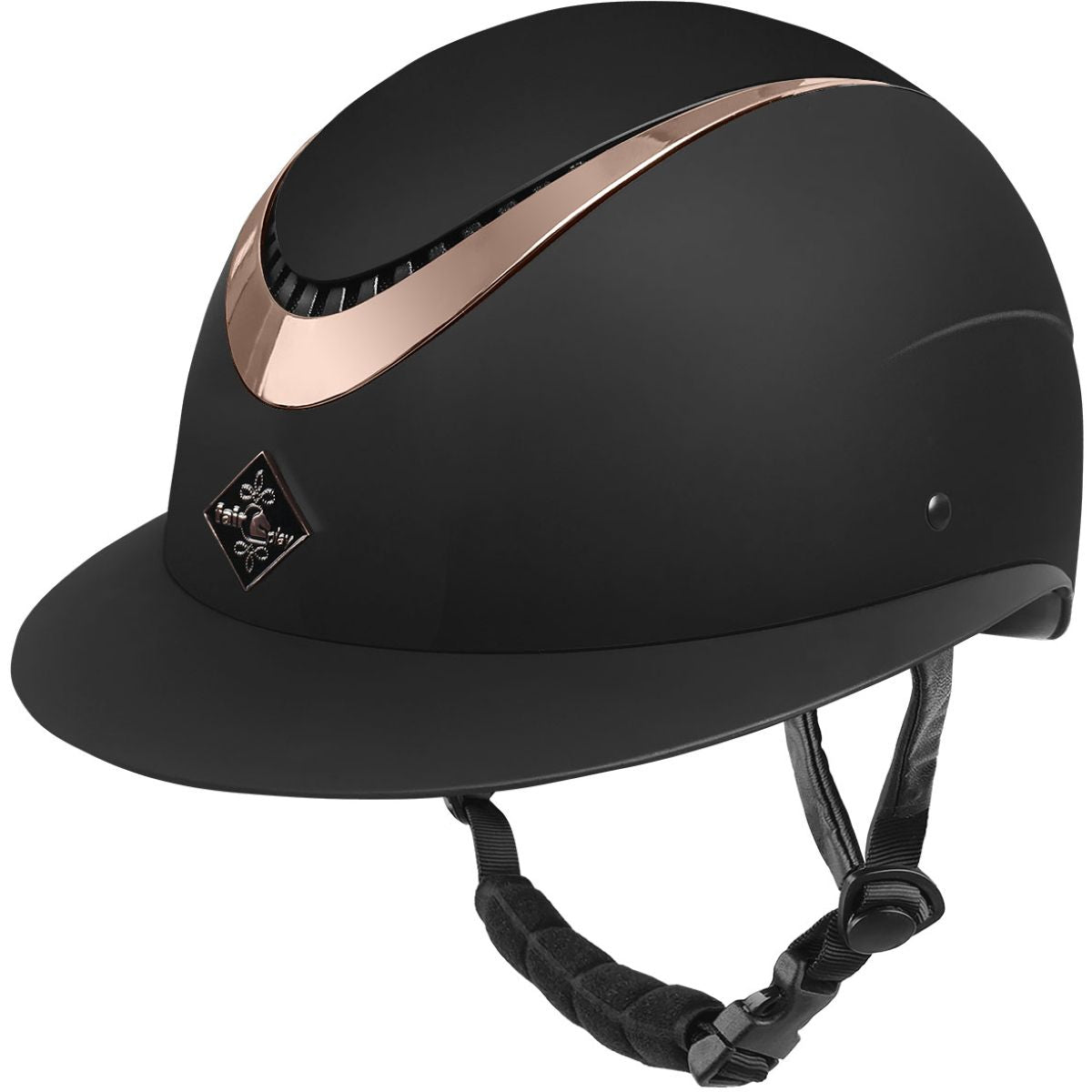 Fair Play Cap Apoleus Rosegold Wide Visor Zwart