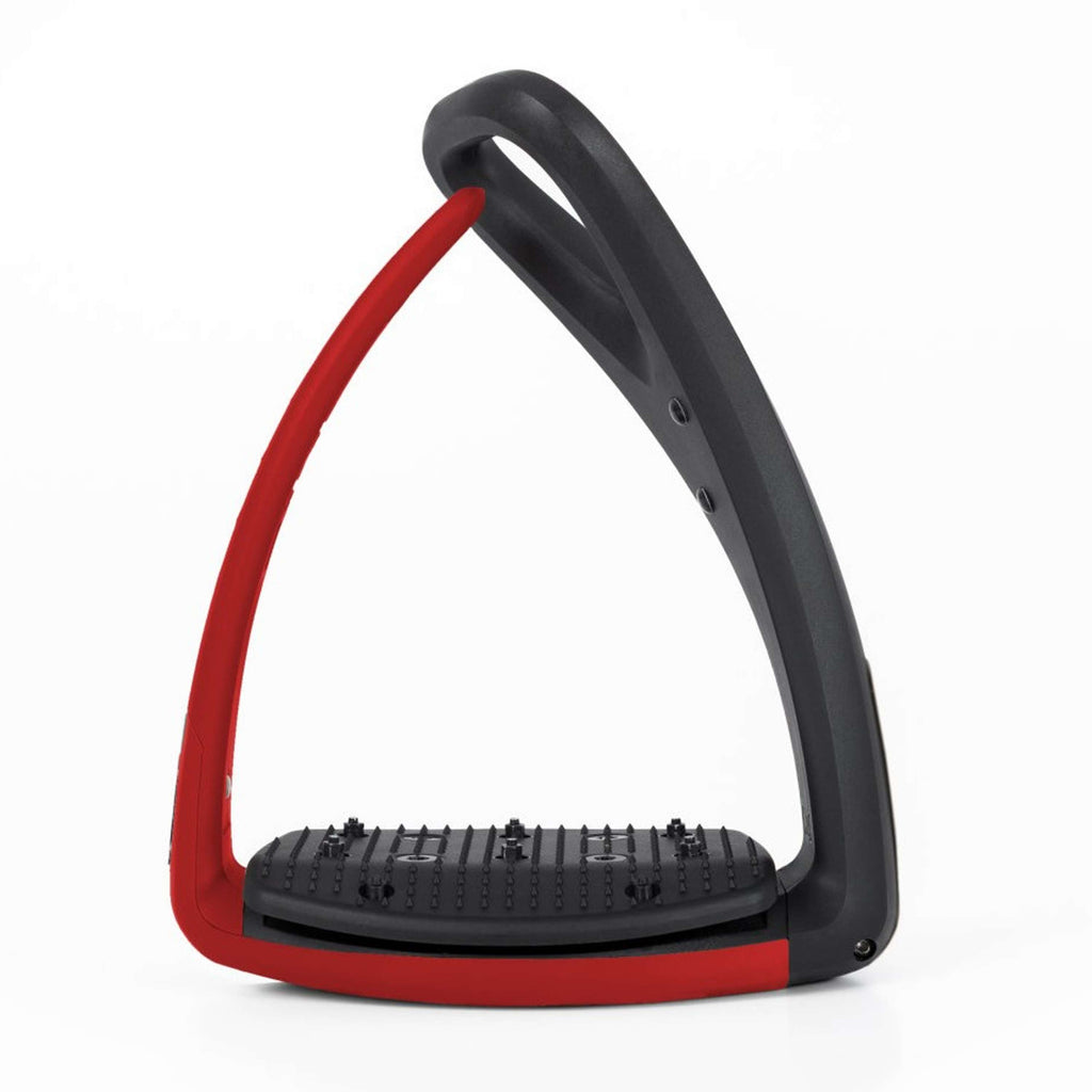 Freejump Stijgbeugels Soft Up Pro 2 Zwart/Hot Pepper Red