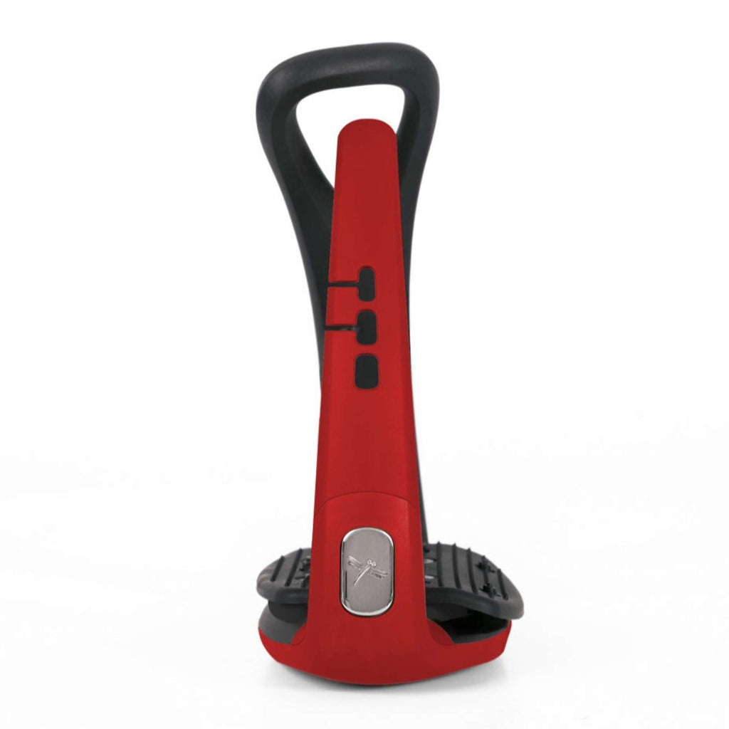 Freejump Stijgbeugels Soft Up Pro 2 Zwart/Hot Pepper Red