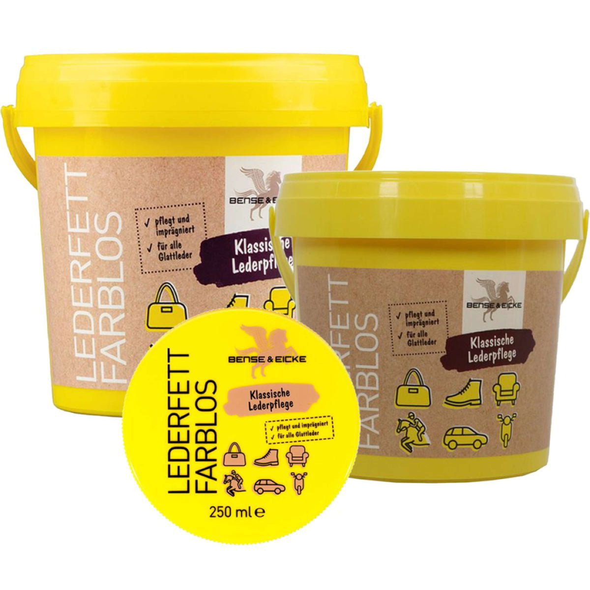 Bense & Eicke Ledervet Kleurloos