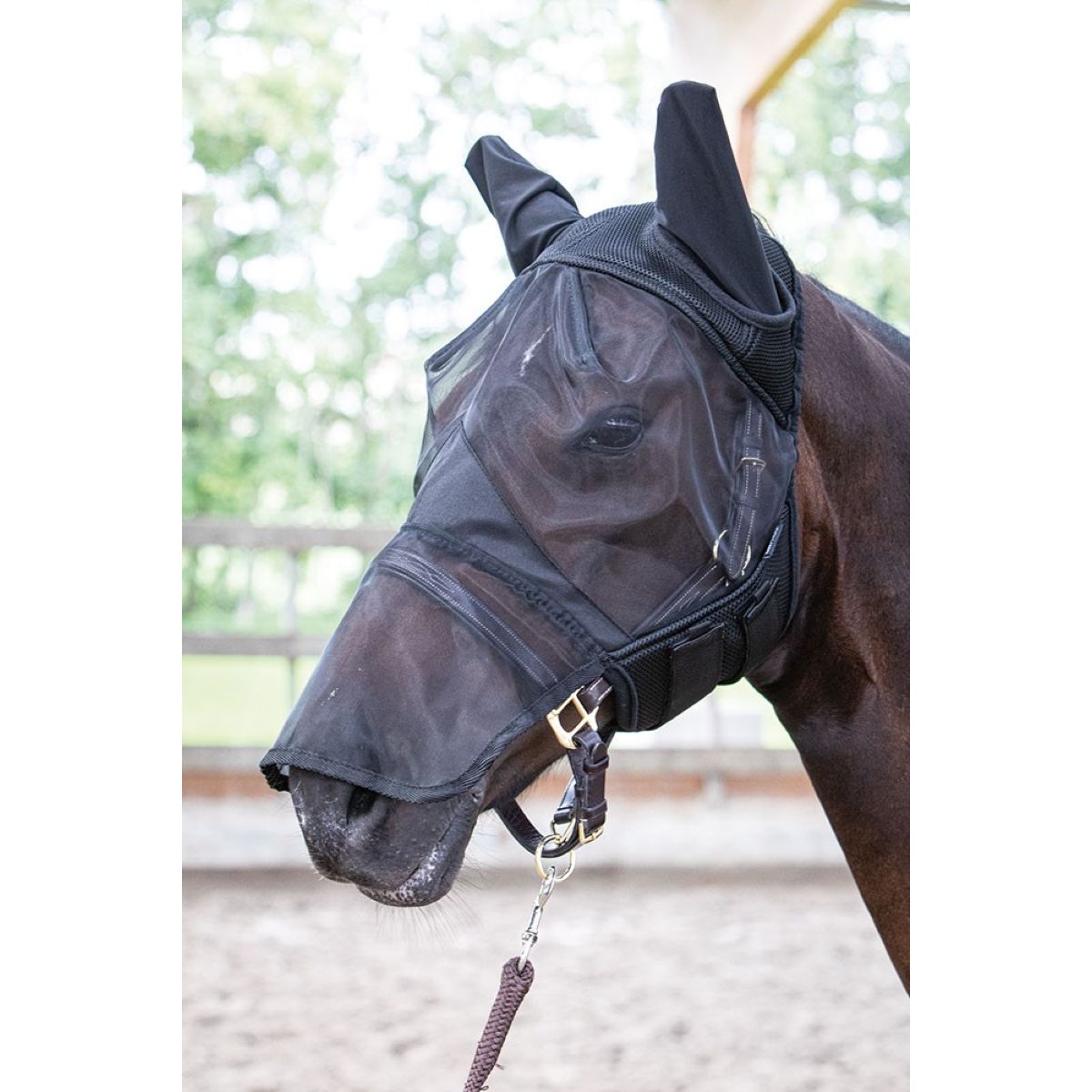 Harry's Horse Vliegenmasker Flyshield met Neusstuk