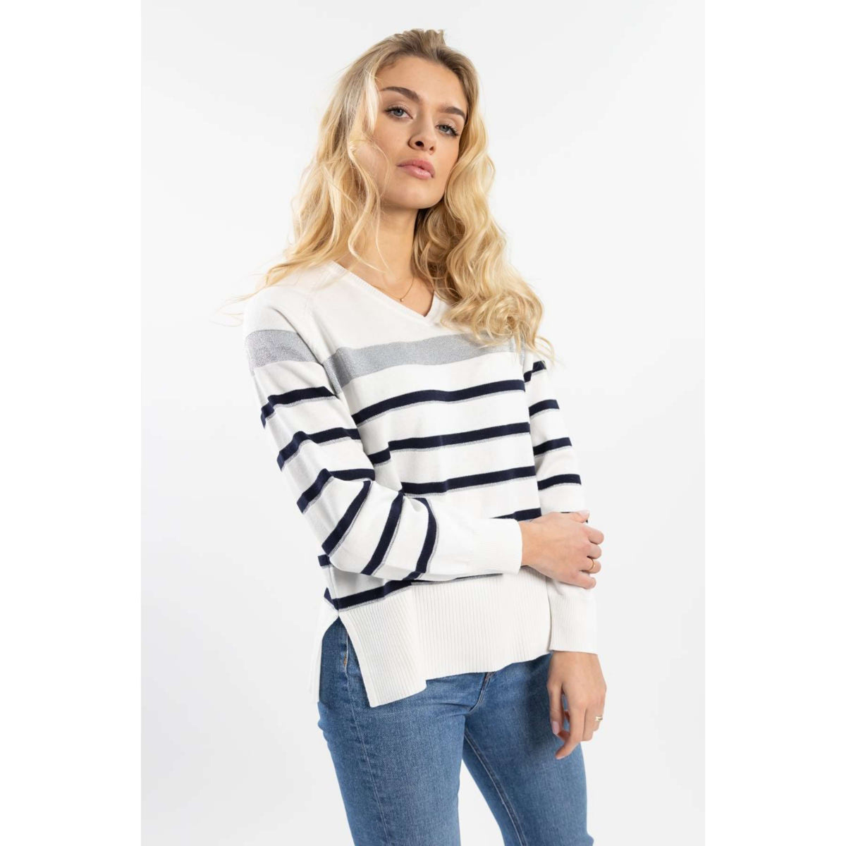 Harcour Pullover Swala Dames Offwhite