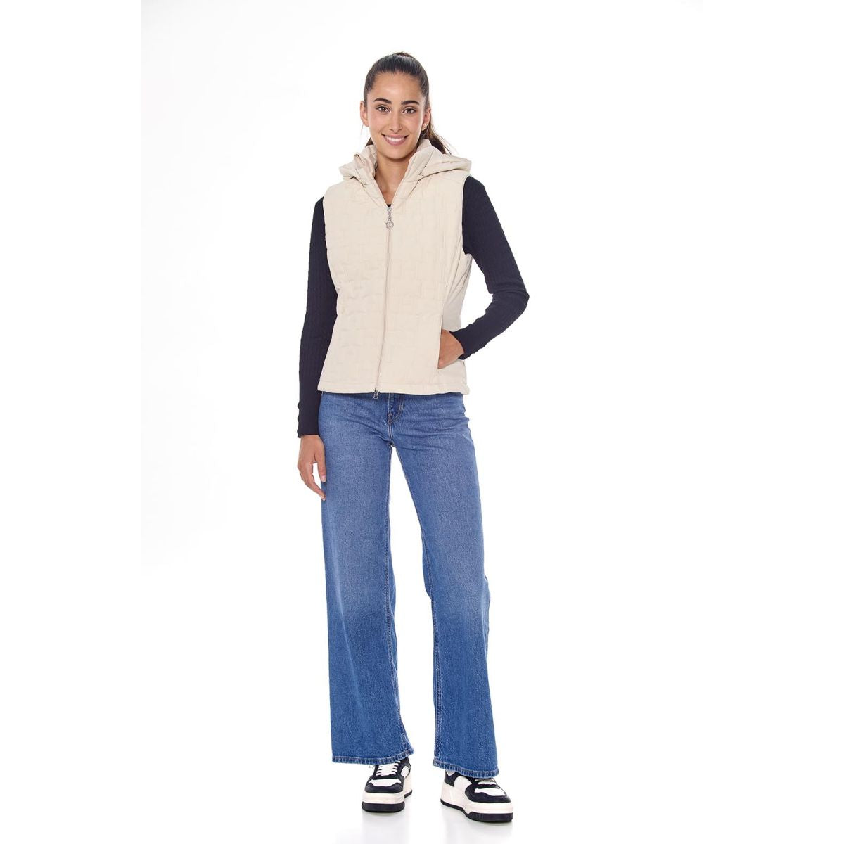 Harcour Bodywarmer Bernie Dames Ivory