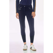 Harcour Rijbroek Jaipur Fix System Grip Polarfleece Dames Navy