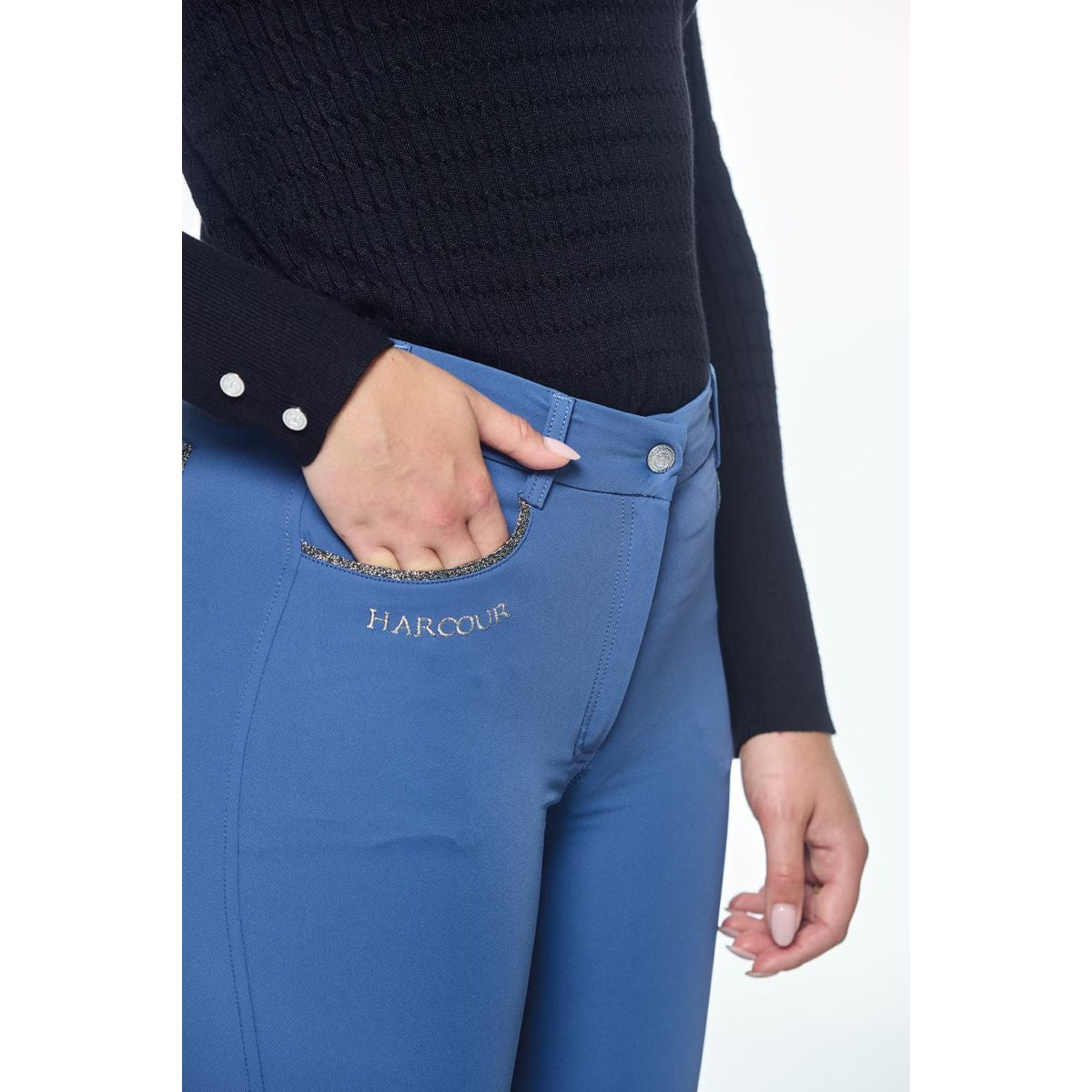 Harcour Rijbroek Jaltika Fix System Dames Steel Blue