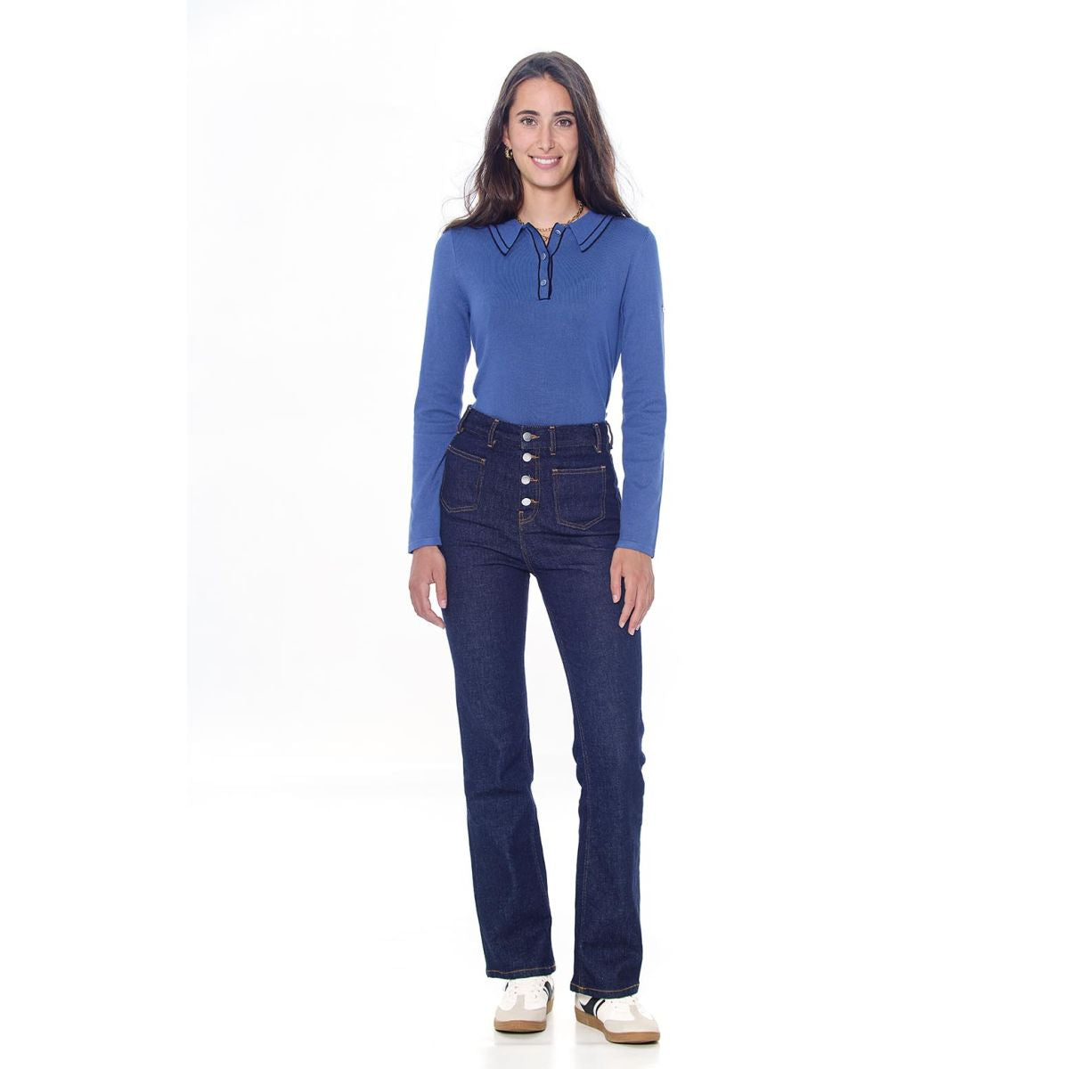 Harcour Polo Popi Dames Steel Blue