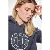 Harcour Hoodie Samy Unisex Donkergrijs