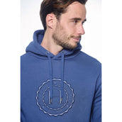 Harcour Hoodie Samy Unisex Steel Blue