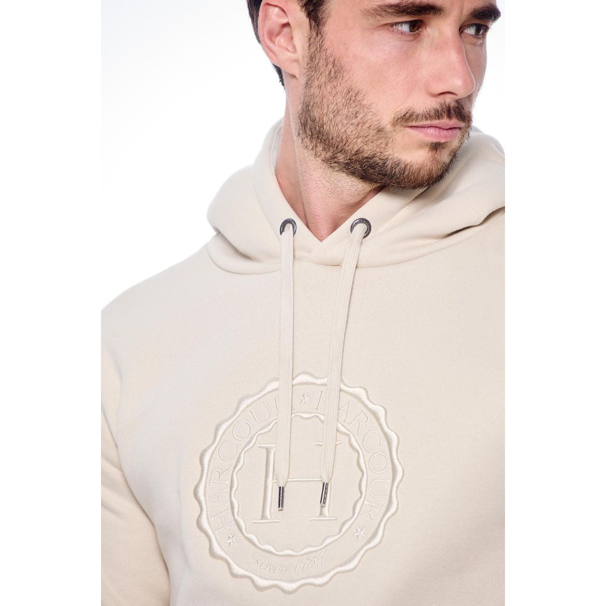 Harcour Hoodie Samy Unisex Ivory