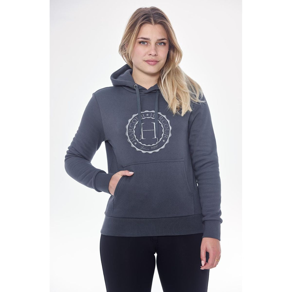 Harcour Hoodie Samy Unisex Antraciet