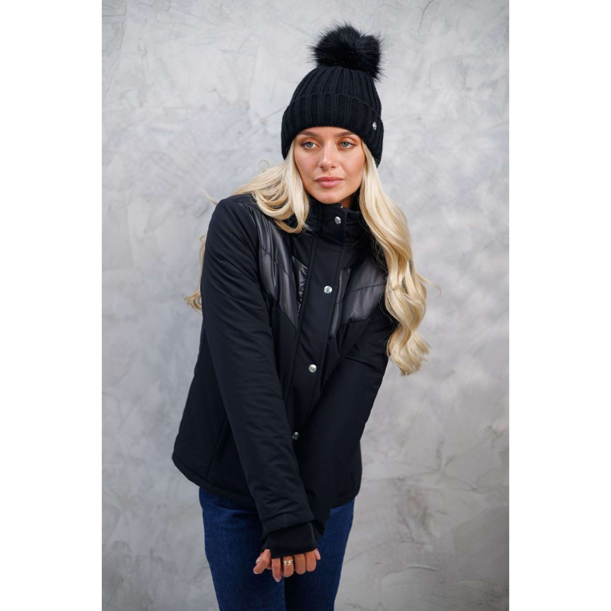 Harcour Parka Jarnac Dames Zwart