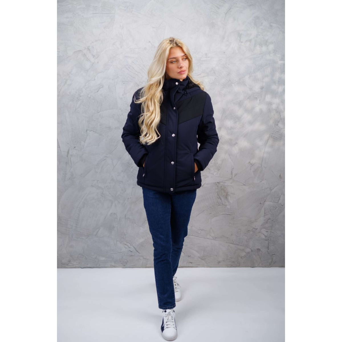 Harcour Parka Jarnac Dames Navy