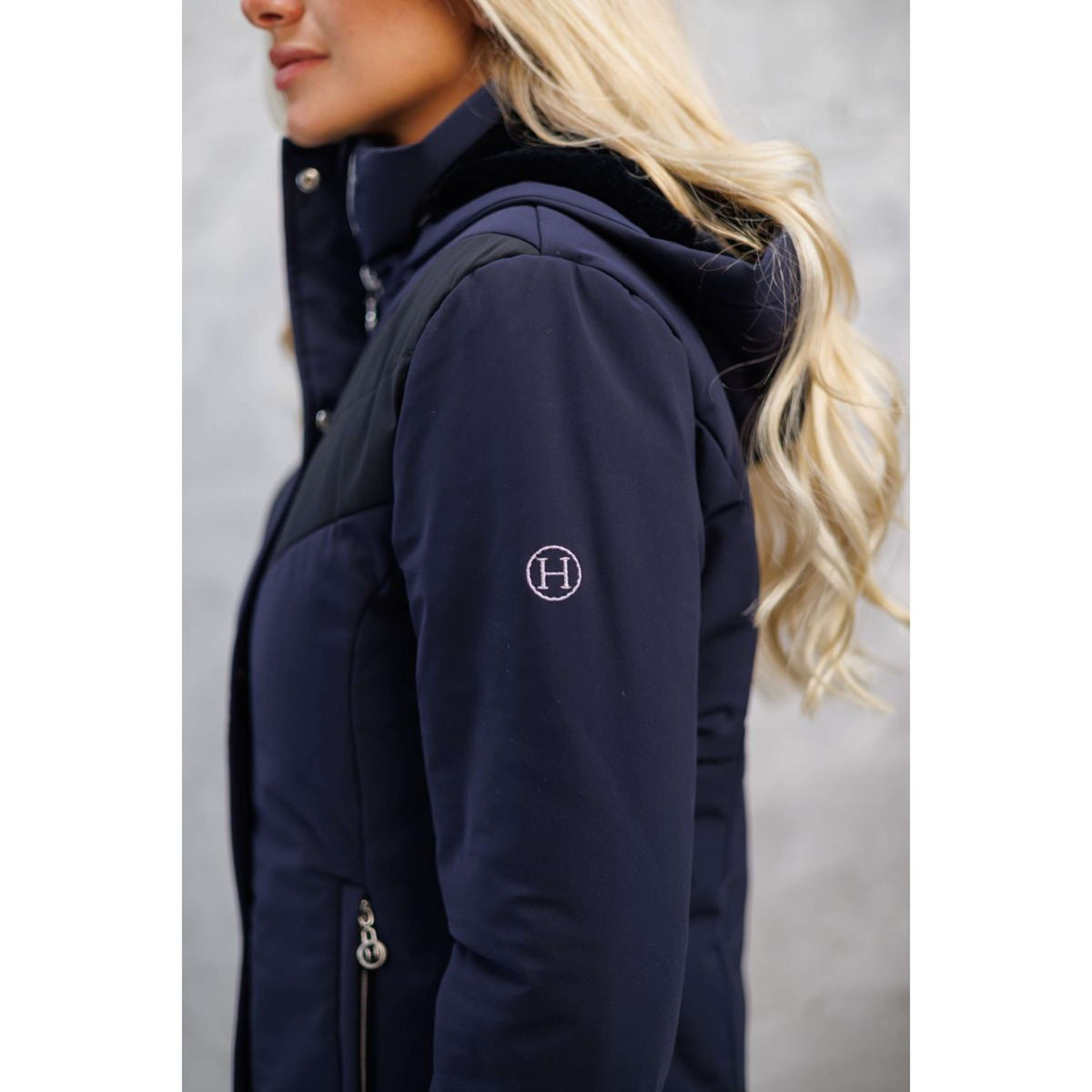 Harcour Parka Jarnac Dames Navy