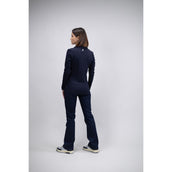 Harcour Poloshirt LS Pipal Dames Navy