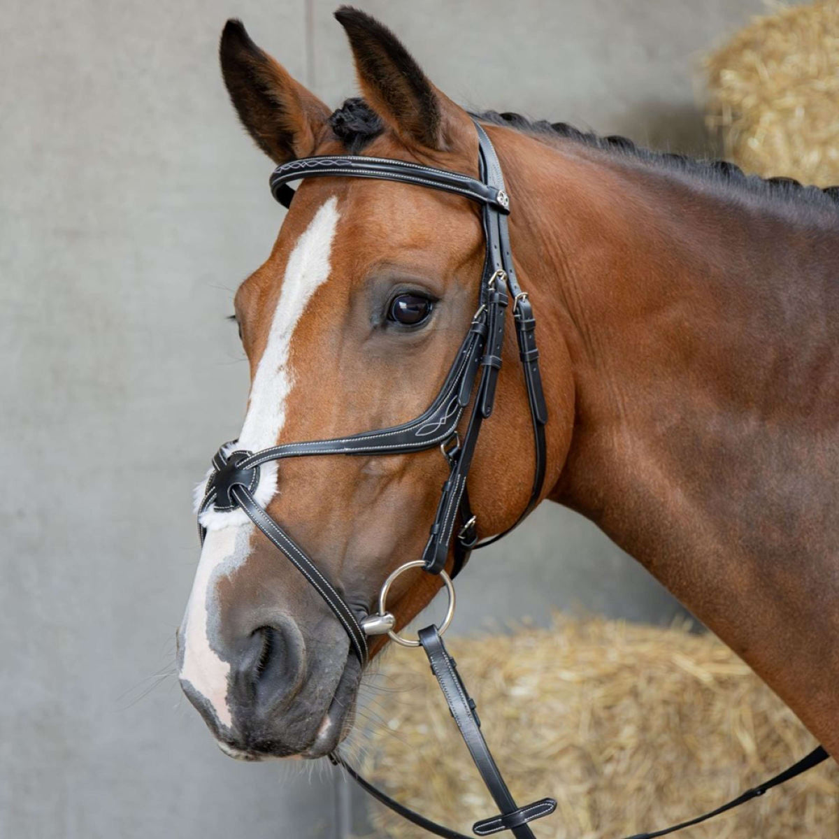 Harry's Horse Mexicaans Hoofdstel Anatomic Zwart