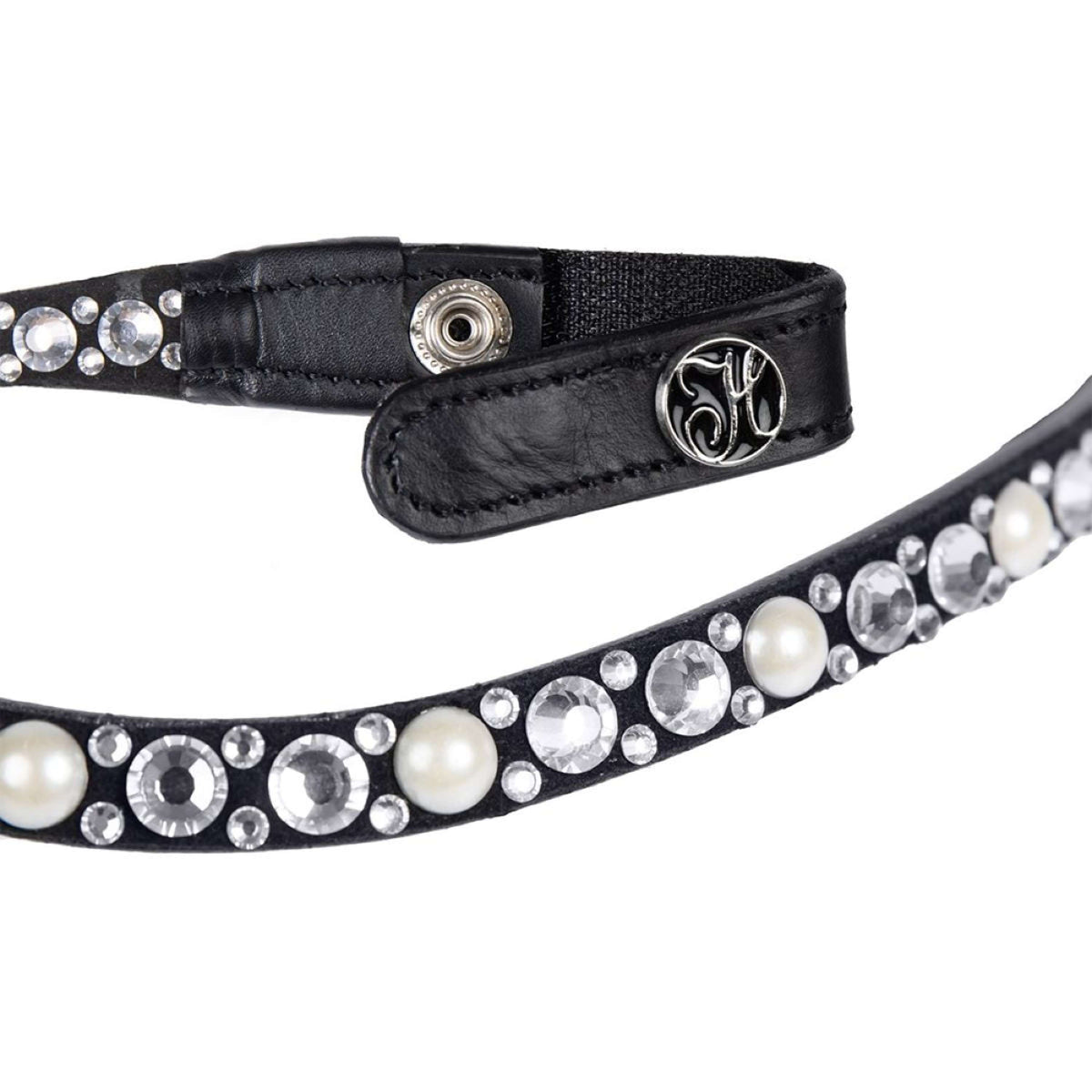 Harry's Horse Frontriem Diamond Pearl Zilver