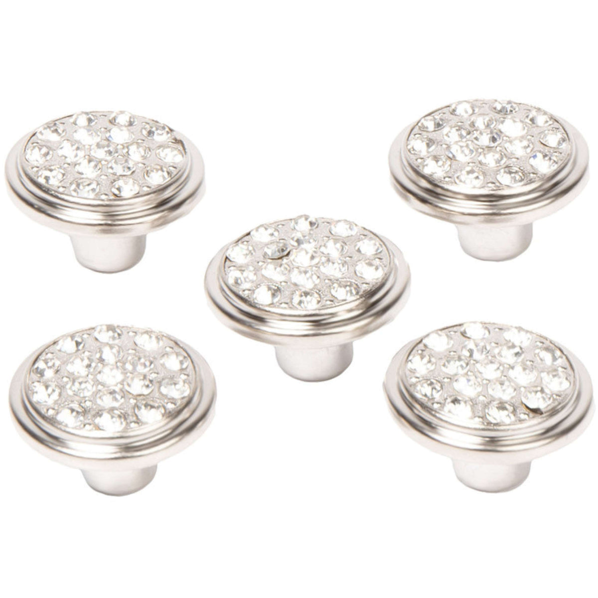 Harry's Horse Knopen Crystal Zilver