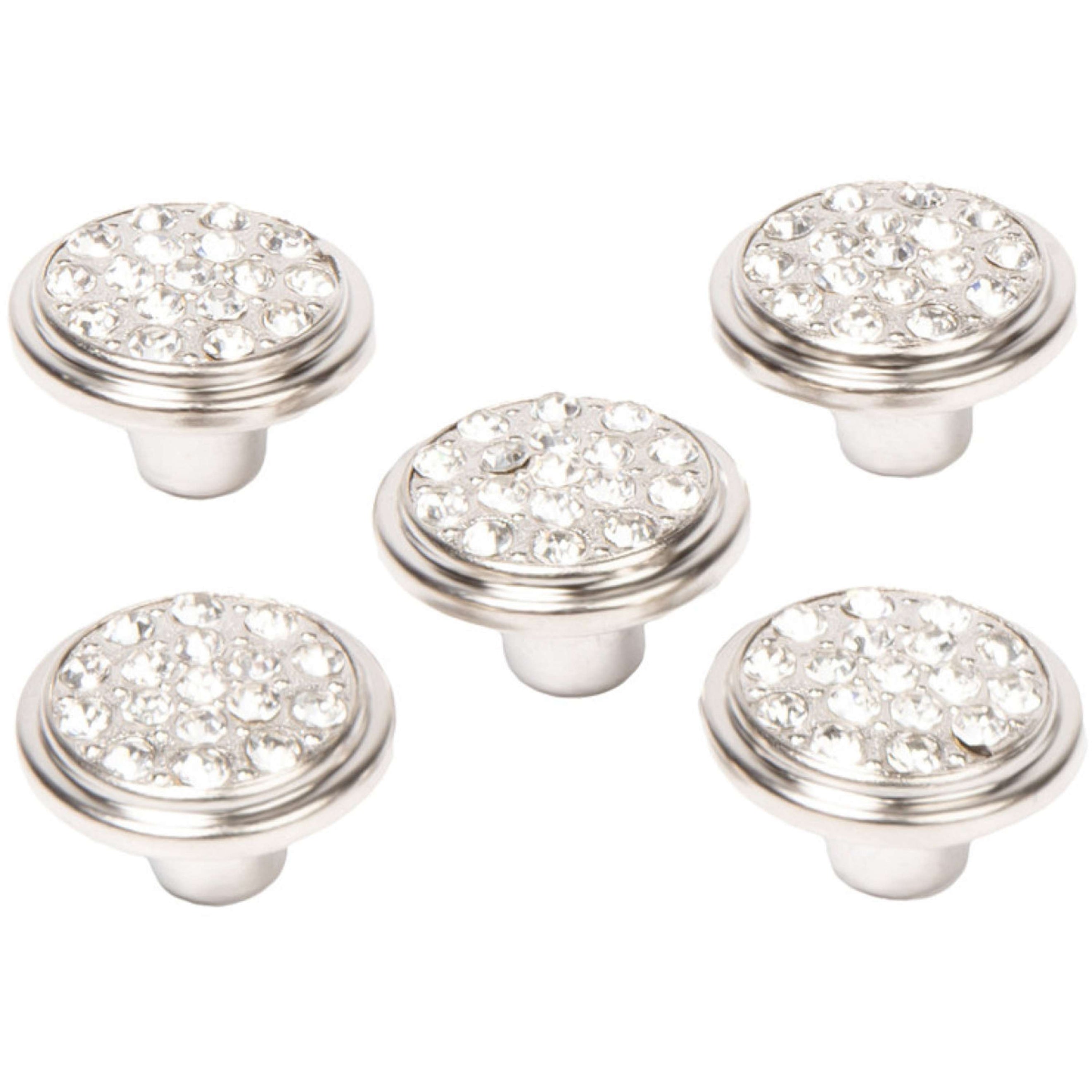 Harry's Horse Knopen Crystal Zilver