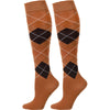 Harry's Horse Rijsokken Argyle Mocha-Bisque