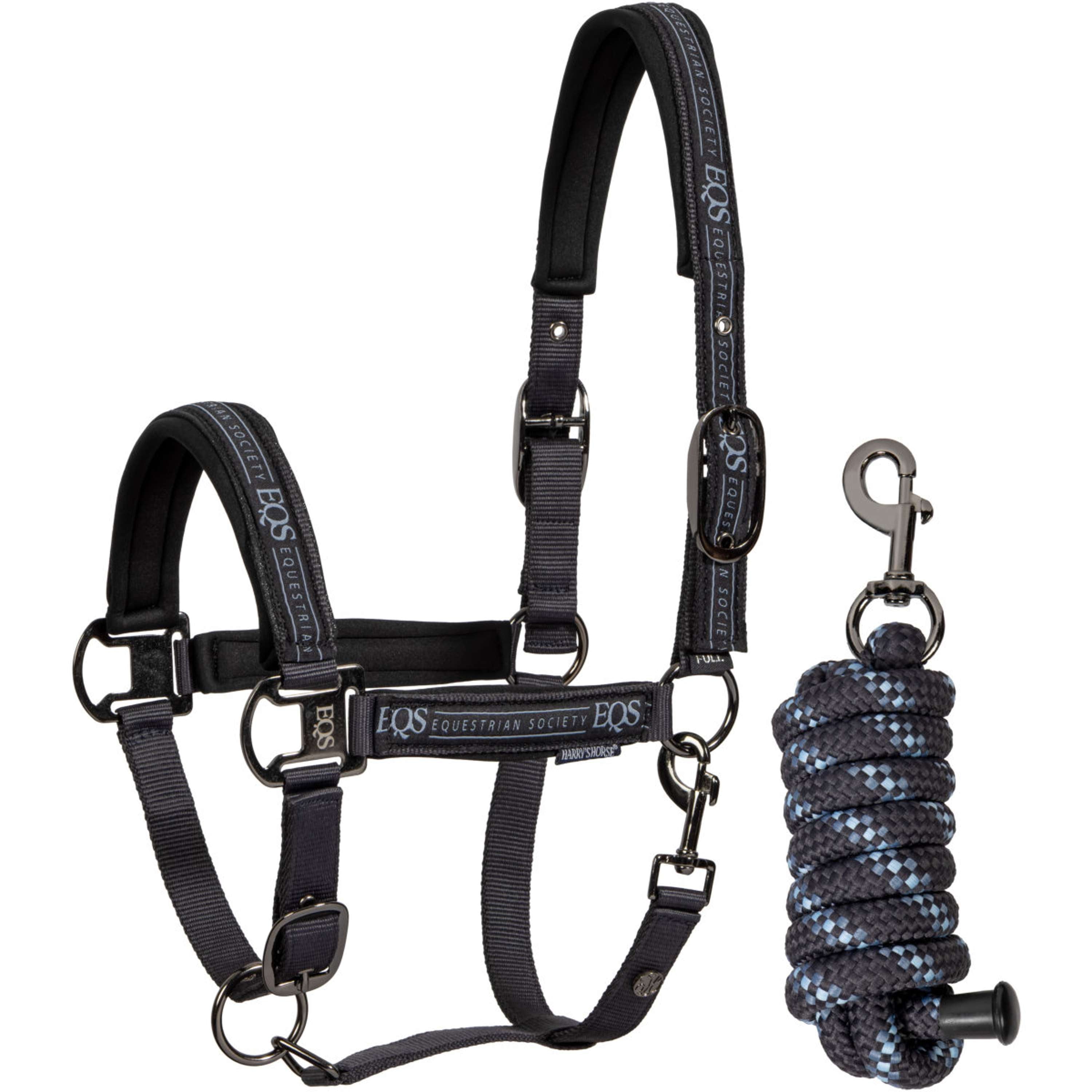 Harry's Horse Halsterset EQS Black-Sand