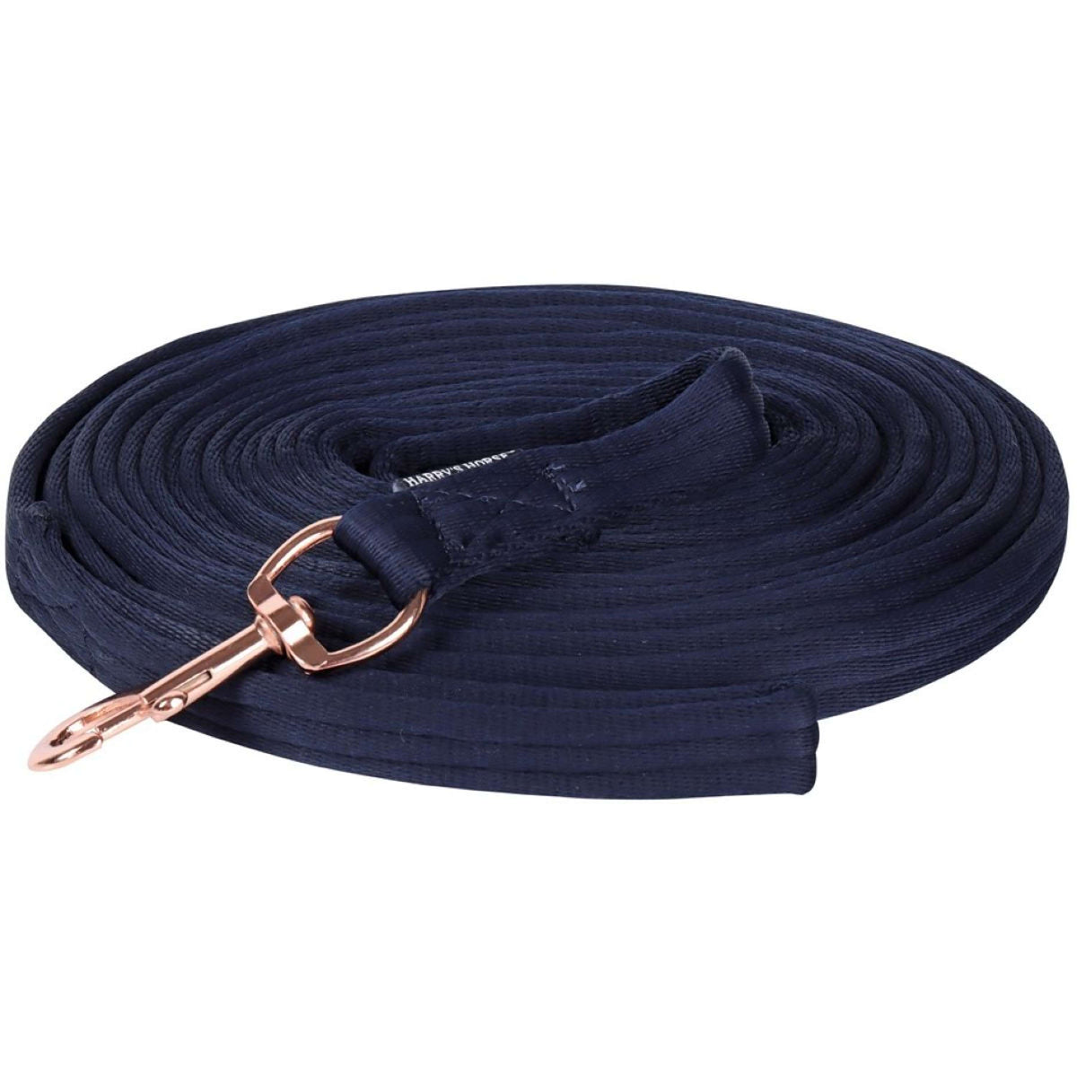 Harry's Horse Longeerlijn Soft Rosegold 8m Navy