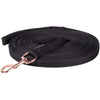 Harry's Horse Longeerlijn Soft Rosegold 8m Zwart