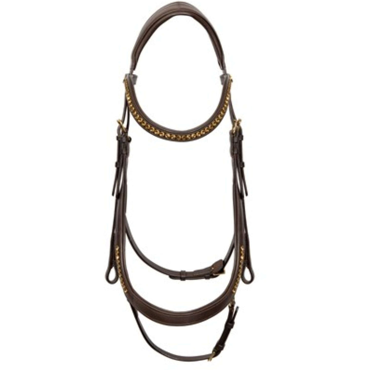 Harry's Horse Hoofdstel Anatomic Gold Bruin