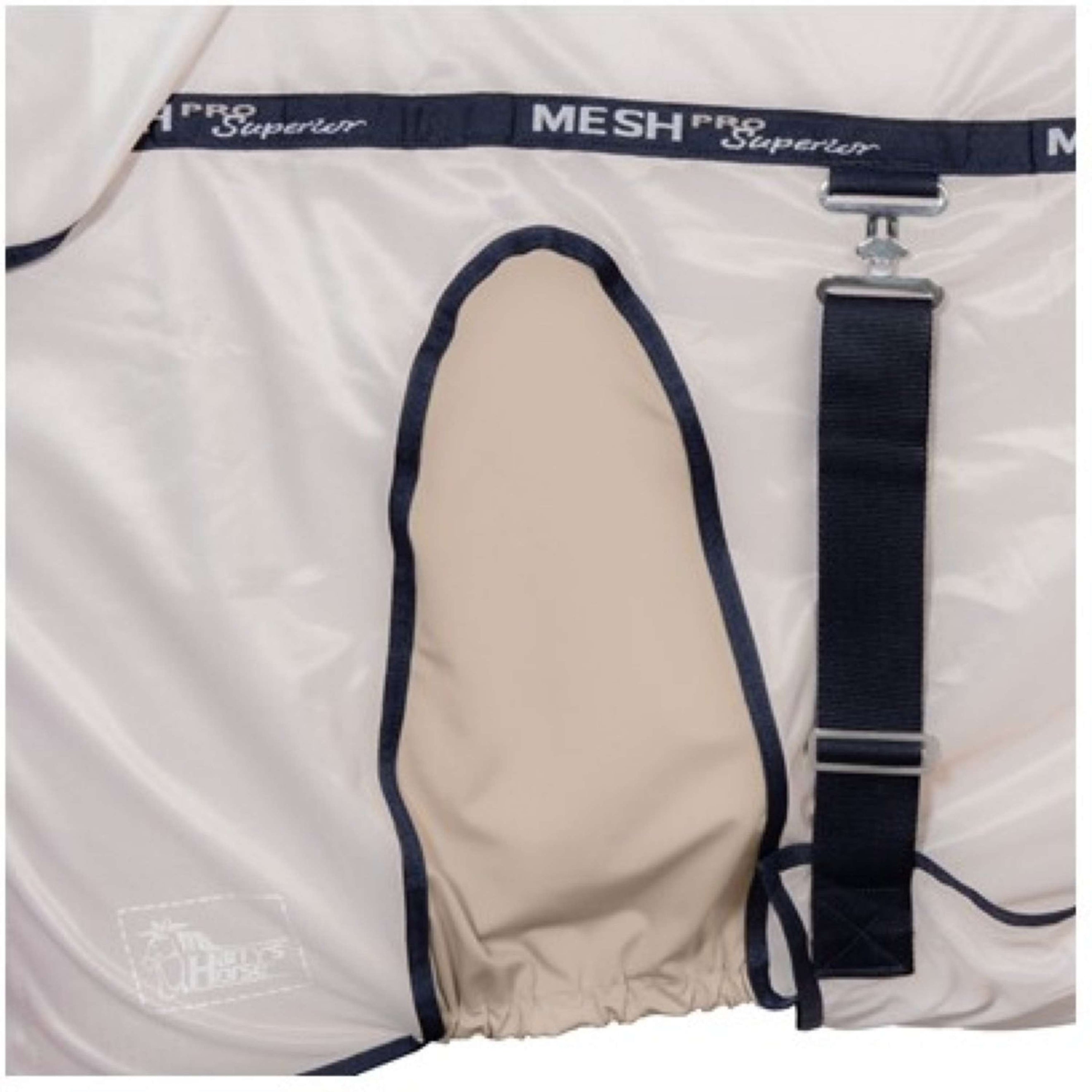 Harry's Horse Vliegendeken Mesh Pro Superior met Hals Taupe