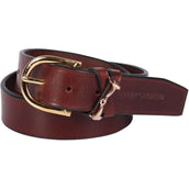 Harry's Horse Riem Bit Leer Bruin/Goud