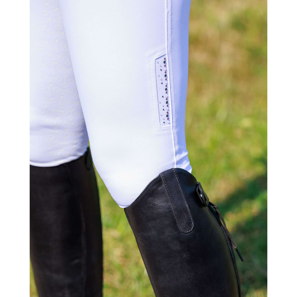 Harry's Horse Rijbroek Mauve Blush Full Grip Wit