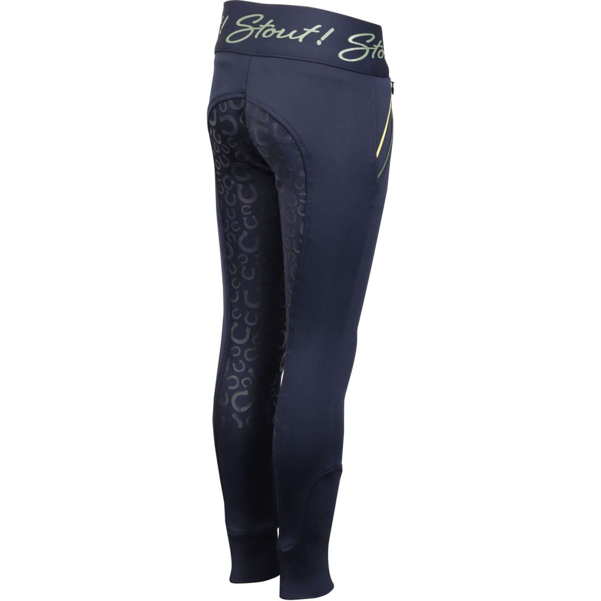 Harry's Horse Rijlegging Equitights STOUT! Lime Full Grip Navy