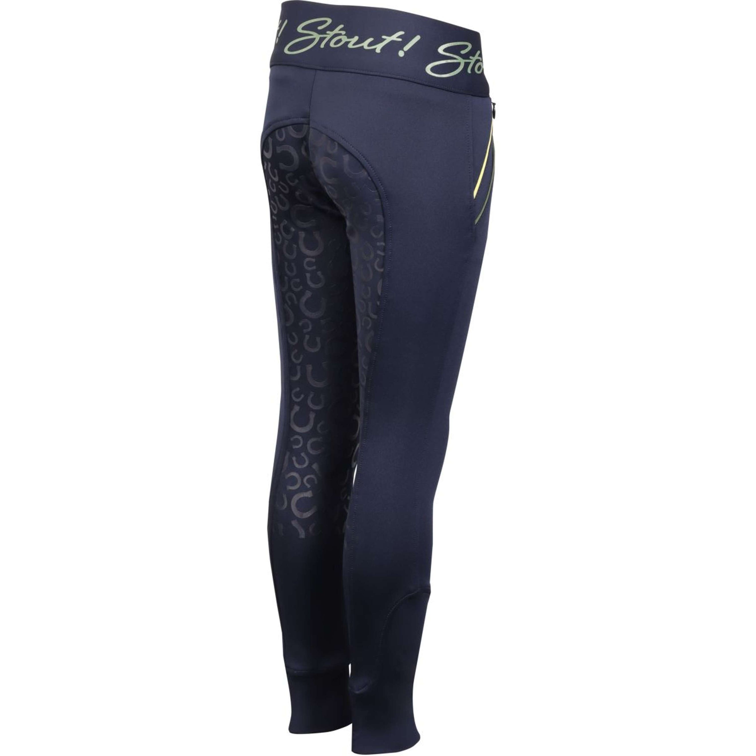 Harry's Horse Rijlegging Equitights STOUT! Lime Full Grip Navy