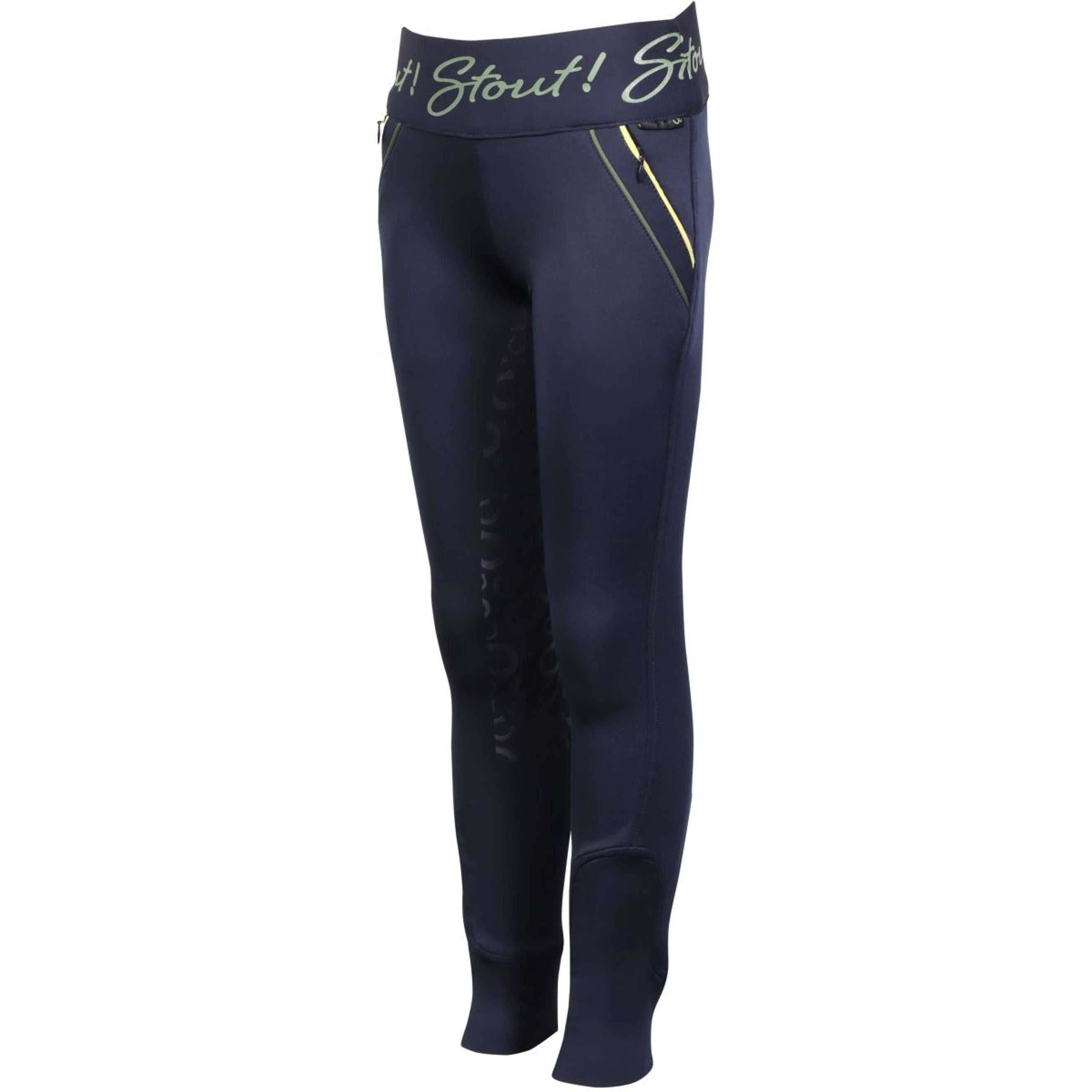 Harry's Horse Rijlegging Equitights STOUT! Lime Full Grip Navy