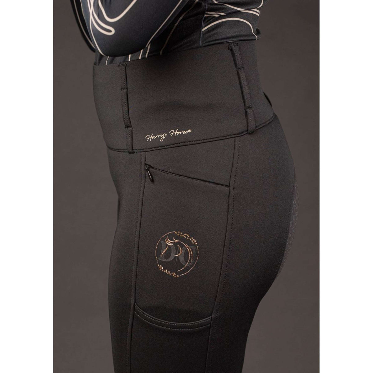 Harry's Horse Rijlegging Equitights Denici Cavalli Stardust Full Grip Zwart