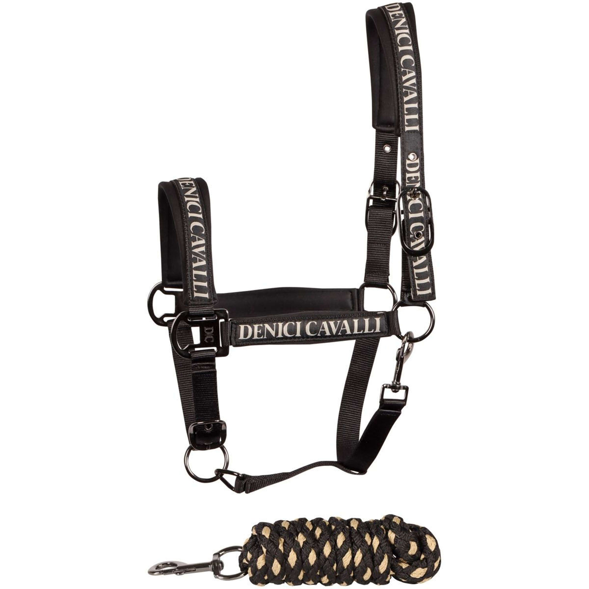 Harry's Horse Halsterset Denici Cavalli Stardust Zwart