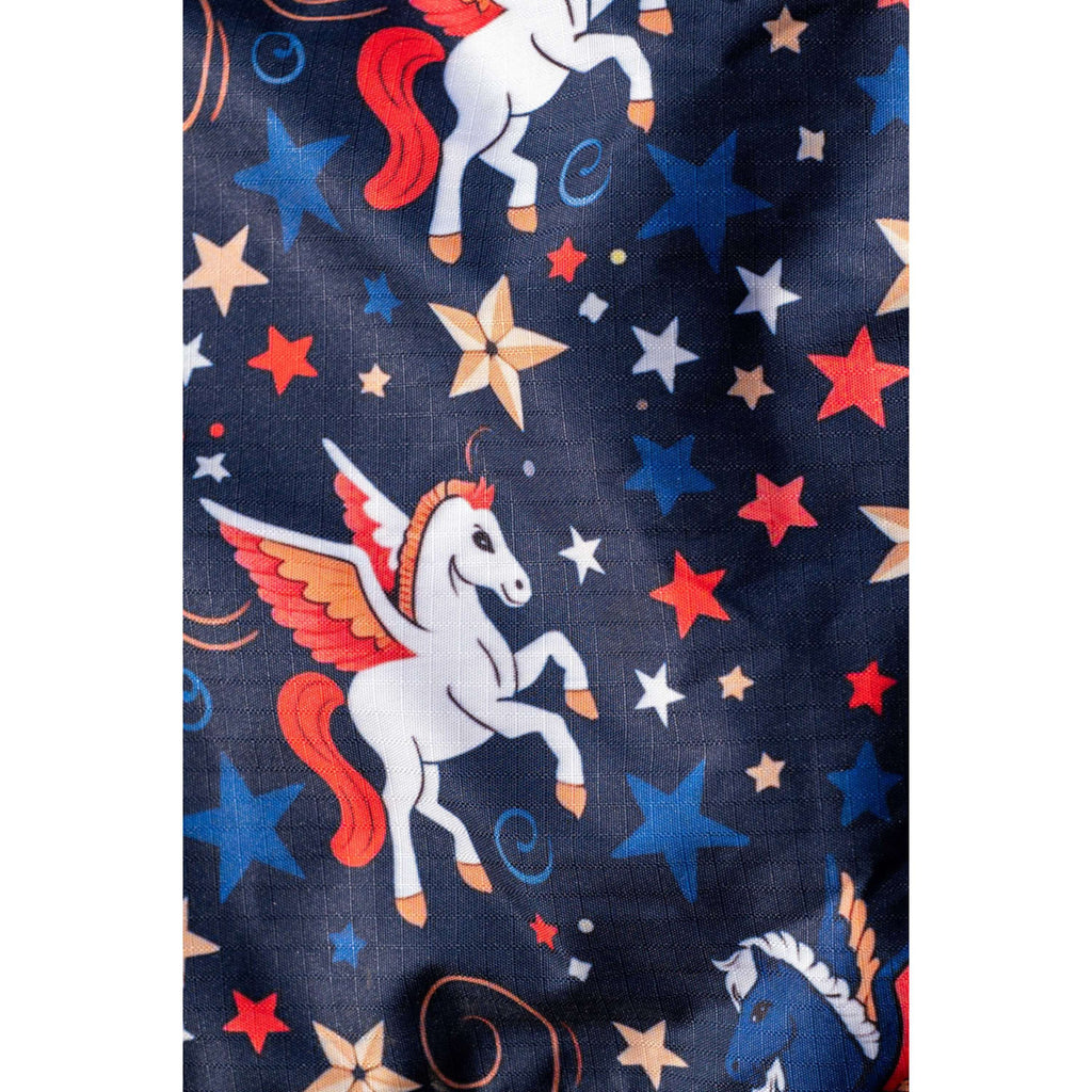 HB Outdoordeken Little Sizes navy flying horse