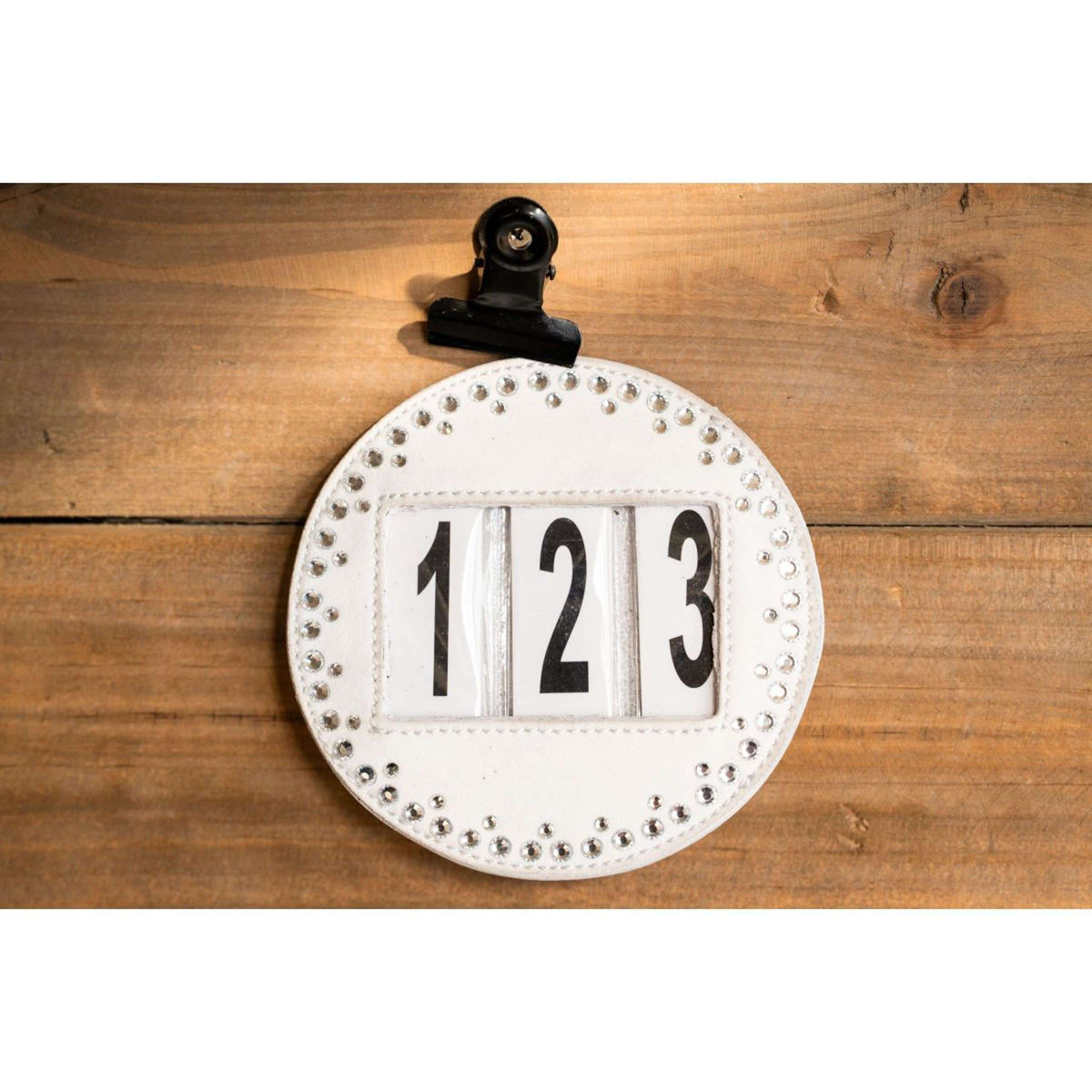 HB Wedstrijdnummers Hot Fix Wit