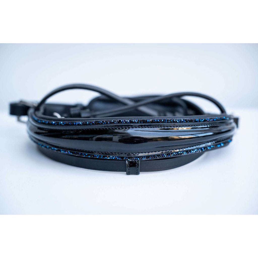 HB Neusriem Showtime Special Shape Zwart/Navy Glitter