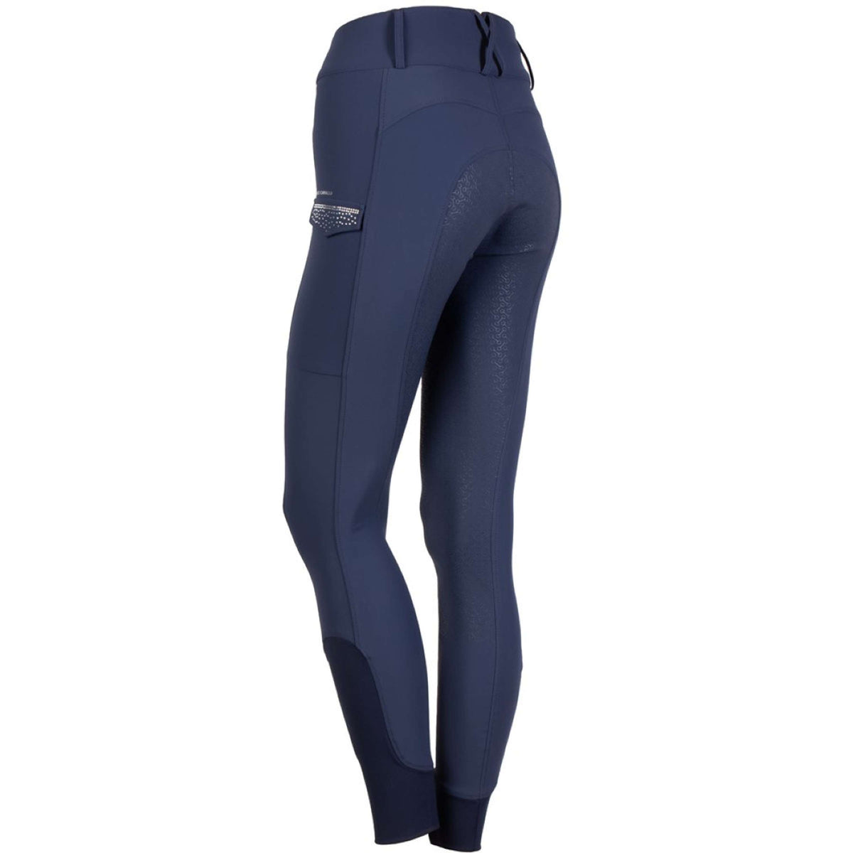 Harry's Horse Rijbroek Denici Cavalli Purple Passion Full Grip Peacoat