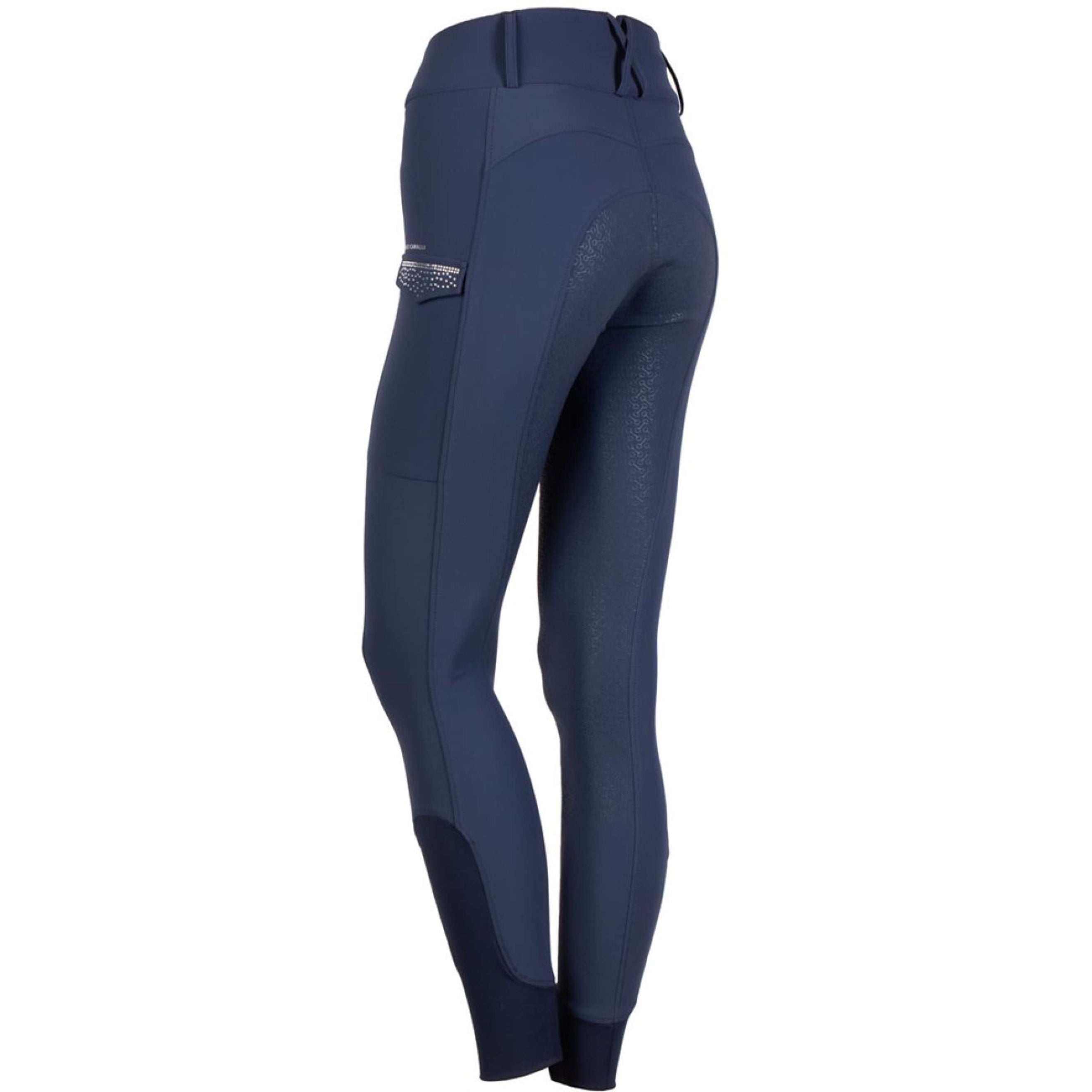 Harry's Horse Rijbroek Denici Cavalli Purple Passion Full Grip Peacoat