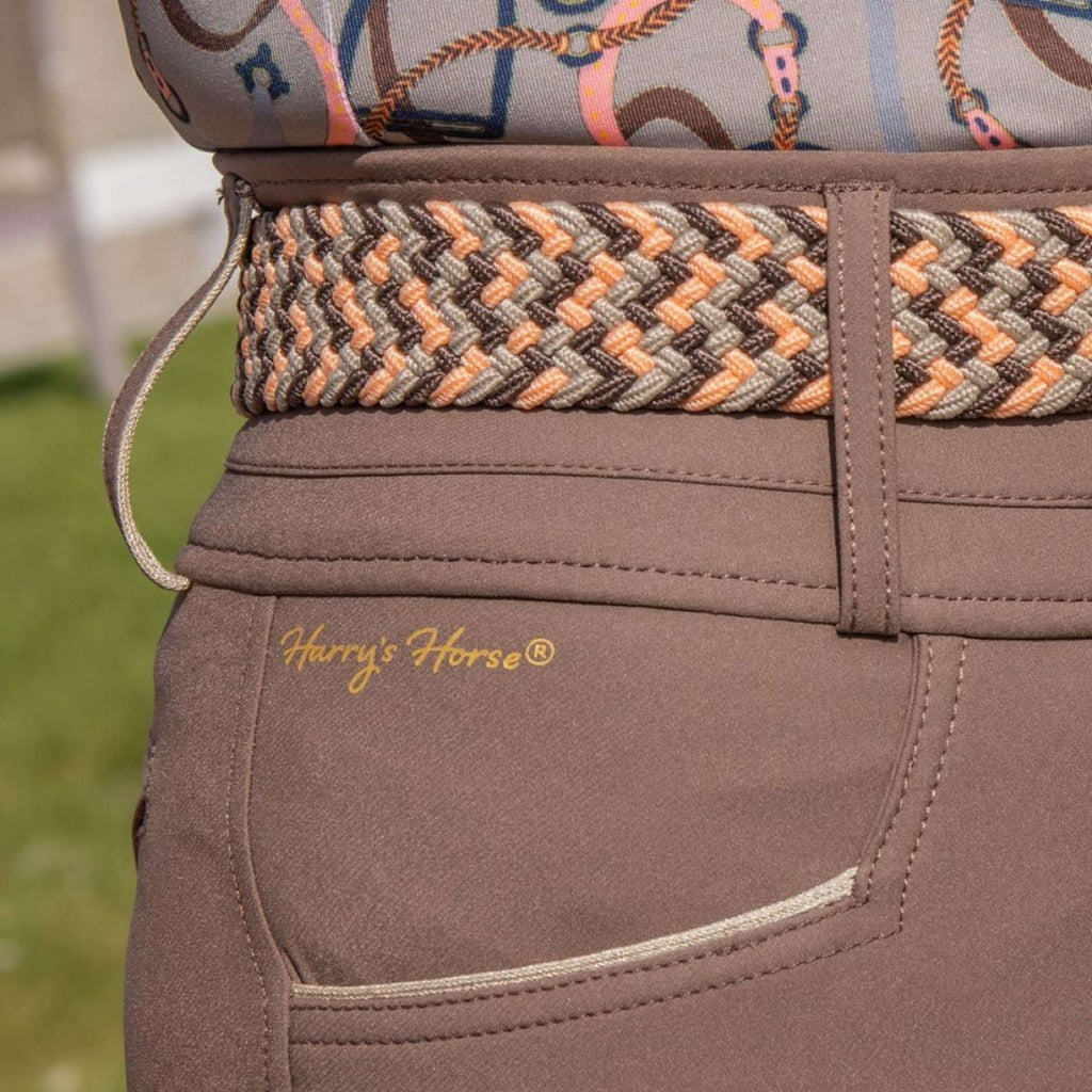 Harry's Horse Rijbroek Classy Full Grip Coffee Quartz