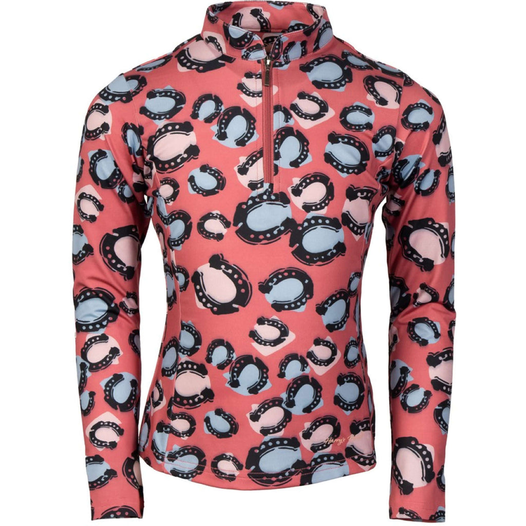 Harry's Horse Trainingsshirt Diva Mauvewood Horsehoe Mauvewood