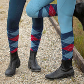 Harry's Horse Sokken Check Moonlit Ocean