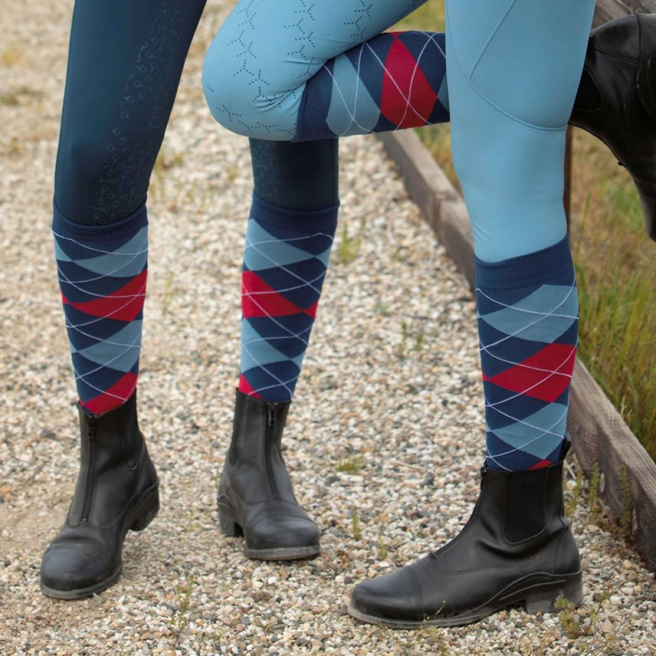 Harry's Horse Sokken Check Moonlit Ocean Harry's Horse Sokken Check Moonlit Ocean
