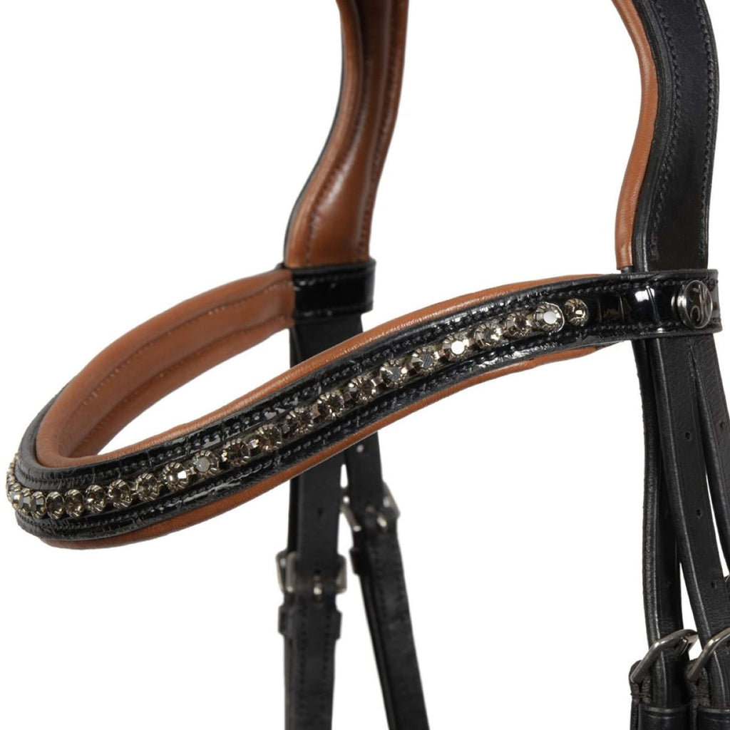 Harry's Horse Hoofdstel Black Cognac Zwart