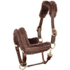 Harry's Horse Halster Leder Anatomic Furry Matt Bruin